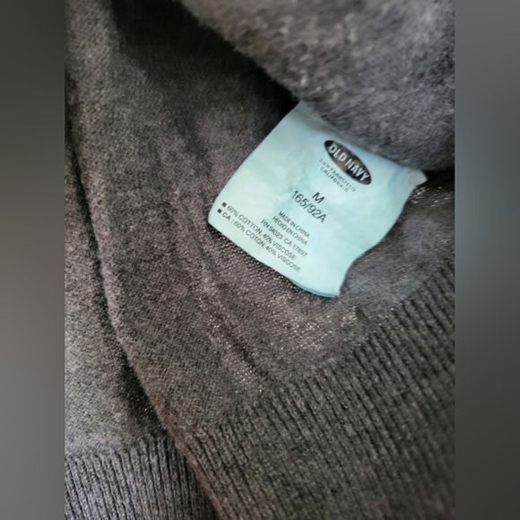 Old Navy Dark Gray V-front Cardigan. Misses Size M. - Picture 4 of 6